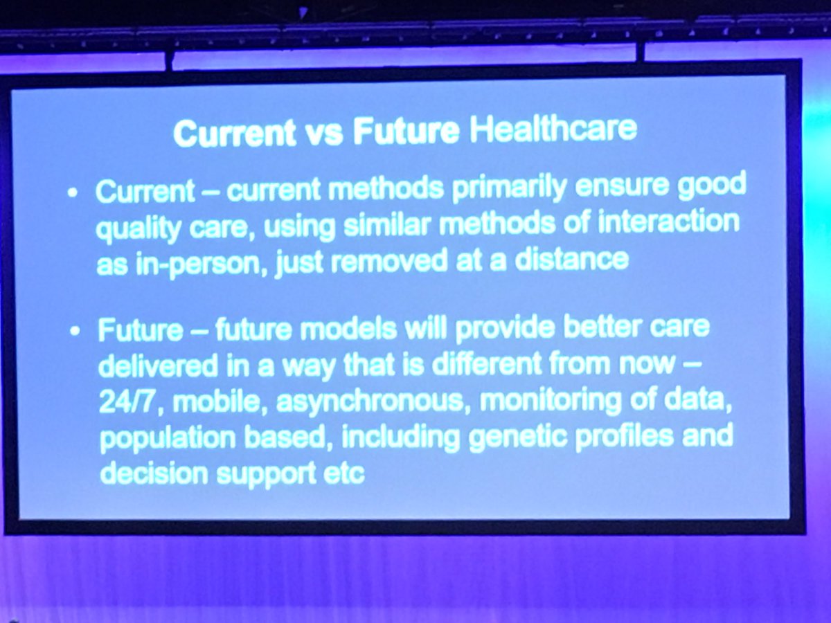 MMctelepractice's tweet photo. Prof Peter Yellowlees reminds us it's time to move beyond equivalency &amp; explore how telepractice can provide BETTER care. #SFT17 https://t.co/qHo5D6OoGJ