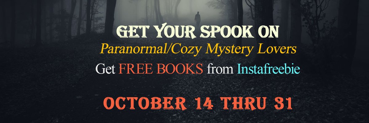 Get Your Spook On with over 25 FREE books of Mystery and Paranormal. 10/14-10/31 #IARTG #BYNR #ASMSG .
1nk.io/txoE