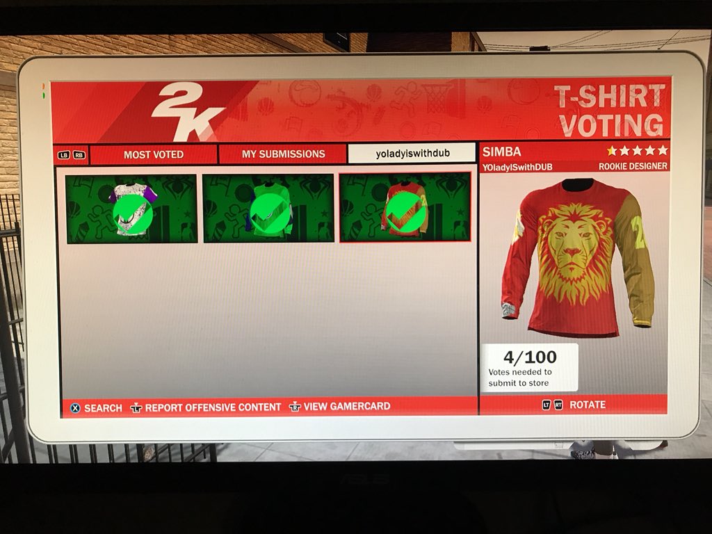 MTracksBallout's tweet photo. @yourfavoritedub @2kShirt @NBA2K18Shirts @2k18Shirts @2KShirts @2KShirtPromos @2kshirtcreator got the last 2 for u https://t.co/k1mhA5At9Y