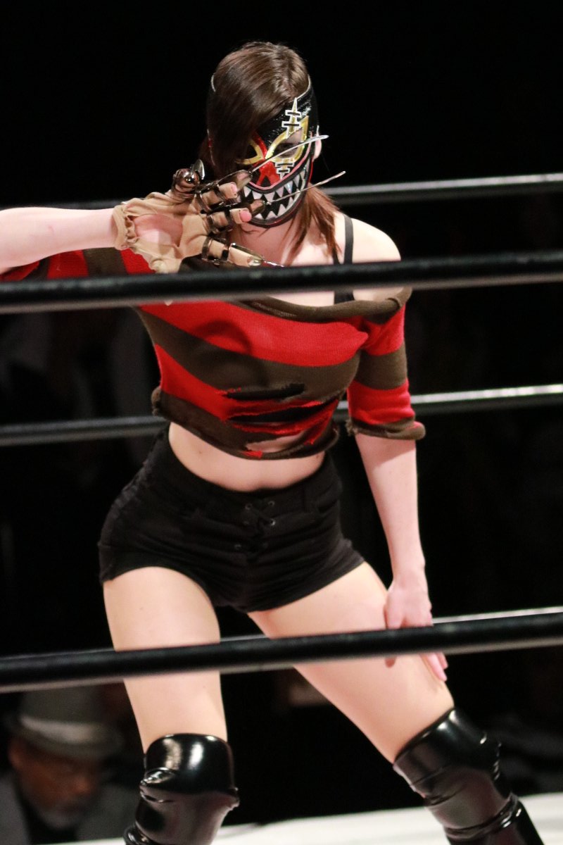 0511masaton's tweet photo. STARDOM MASK FIESTA 2017 Oct 29 Shinkiba1stRING
Nightmare Demonさん
@BeaPriestley 
#スターダム 
#STARDOM 
#NightmareDemon 
#Freddy https://t.co/h4nCbvQOft