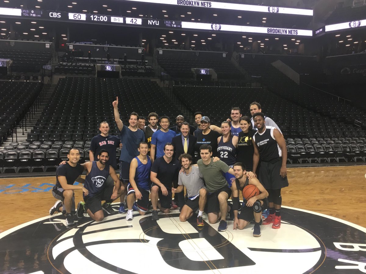 Congrats @Columbia_Biz basketball!  Beat NYU Stern at Barclays Center. Great game & good hustle all around. #CBSPride