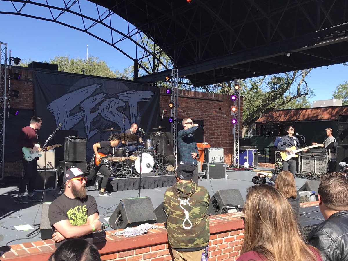 Early afternoon set by @TheMovielifeNYC. #Fest16