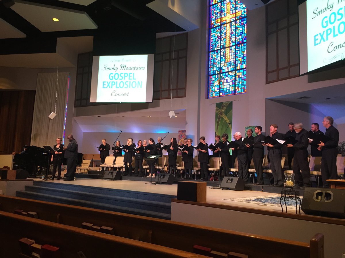 Amazing music and worship at Smoky Mountain Gospel Explosion Concert this afternoon! #Cokesbury