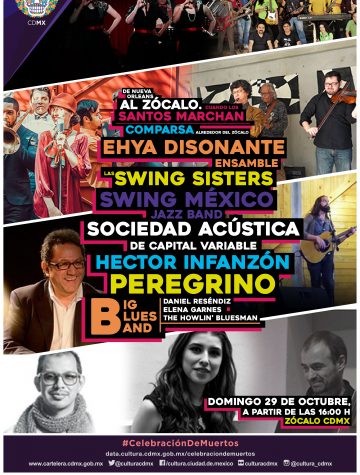 arteycultura's tweet photo. ¡Los Santos marchan hoy! Marcha con ellos y @SwingMexico @lasswingsisters #SAdeCV @peregrinomusic #EhyaDisonante #HéctorInfanzón y más https://t.co/haeDDD46Jx