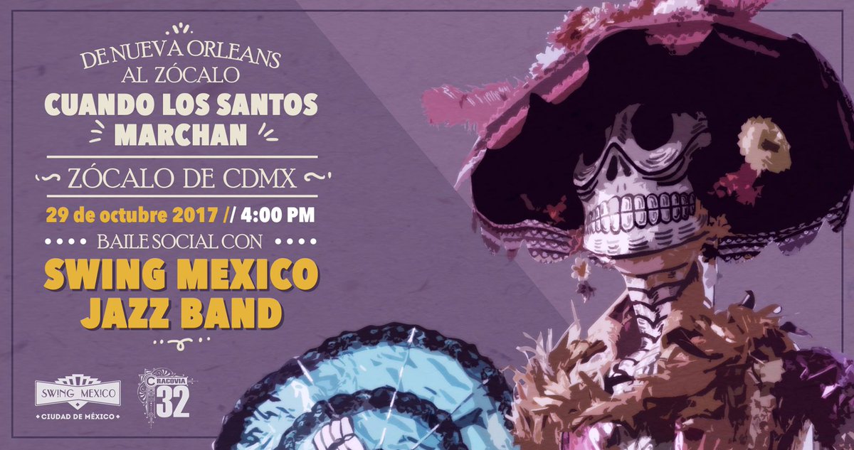 arteycultura's tweet photo. ¡Los Santos marchan hoy! Marcha con ellos y @SwingMexico @lasswingsisters #SAdeCV @peregrinomusic #EhyaDisonante #HéctorInfanzón y más https://t.co/haeDDD46Jx