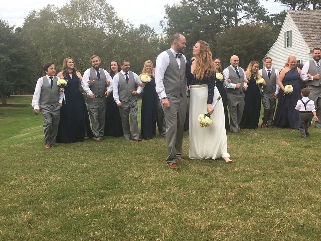 AbbLouE's tweet photo. Not usually a fan of weddings, but I came all the way to USA to celebrate this one ❤️ #ATrueIDo https://t.co/uC0JBd34bc