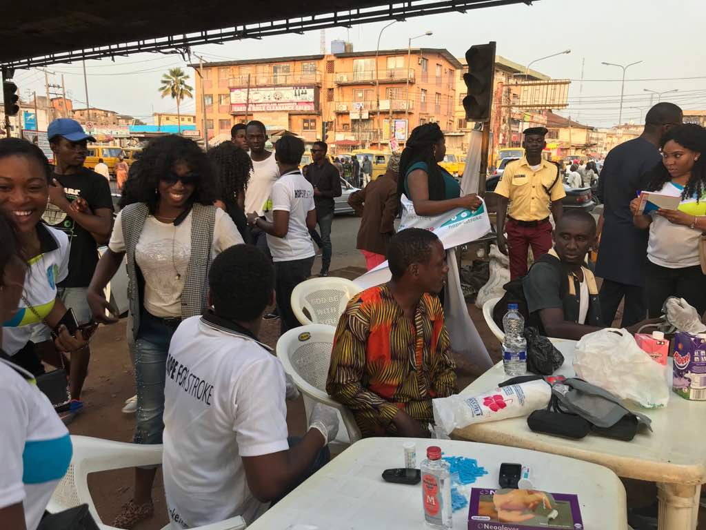 topearl55's tweet photo. Free BP check and stroke awareness at Ojuelegba today.
#Worldstrokeday #LagosNigeria #Hopeforstroke https://t.co/e3JNpmtEux