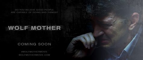 DaveVescio's tweet image. What's the first word(s) that come to mind when you see this movie poster of mine for @WolfMotherMovie?