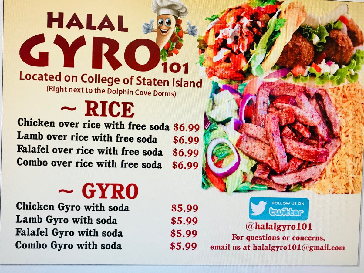 Check out our menu at #Halalgyro101