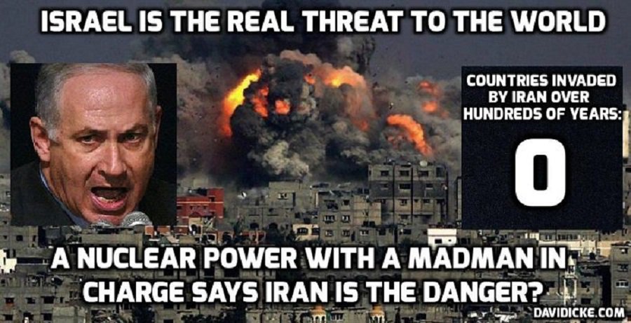 davidicke's tweet image. Emboldened by Trump, Israel renews threats against Iran bit.ly/2yWv0dU