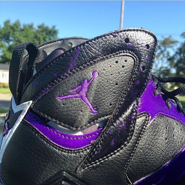AngelusBrand's tweet photo. Detailing 
By @sayitaintkrispy 
That purple is popping! 🍇🍇 https://t.co/KZXcXVXj45