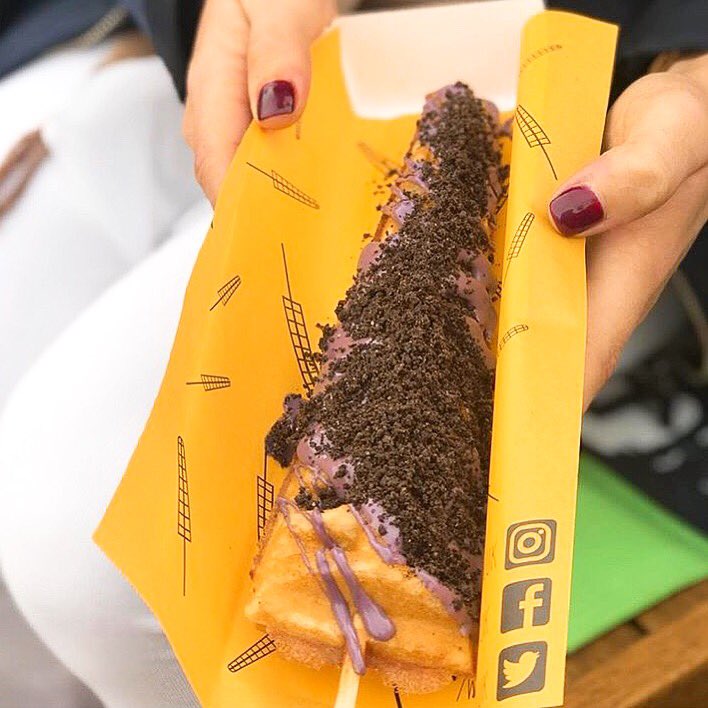 WaffleStickUK's tweet photo. Our Halloween purple slime topped with Oreo dust ๐ฎ๐ป
#Halloween #waffles #dessert #wafflestickuk https://t.co/PSccrdeWWE