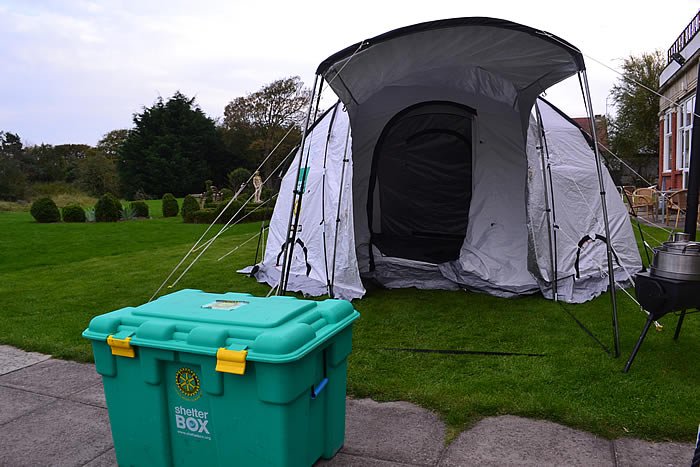SuttonOnSea's tweet photo. Shelterbox Awareness Day by Skegness Rotary https://t.co/p1dAUpZpZI
