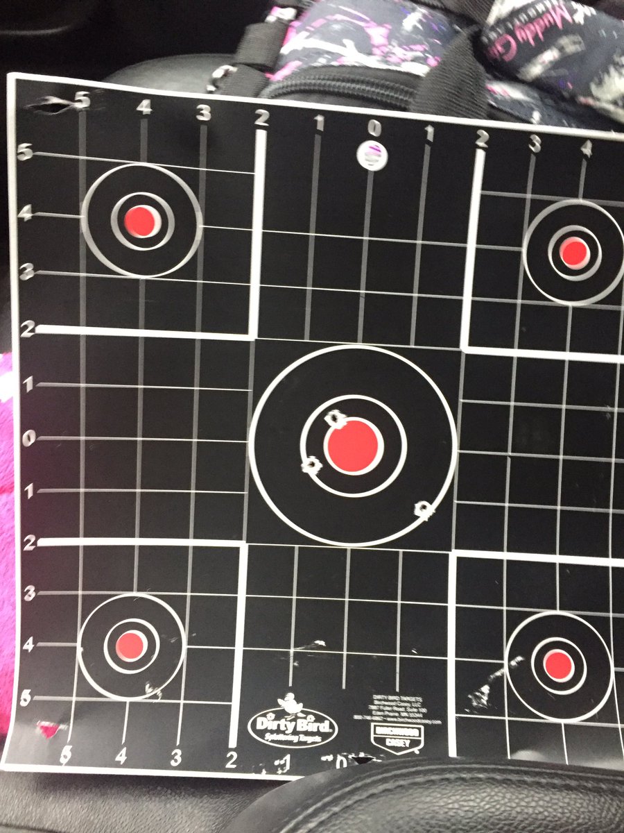 airalana24's tweet photo. Pretty happy with this at 100 yards #QuickAndPainless I can't wait for opening day of rifle!! #MyTurnToGetABuckOnTheWall https://t.co/ib5Kf7xaJB