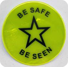 MRSC1232's tweet photo. @HolyRosary_ #ModeshiftSTARS #BeBrightBeSeen Children will get a reflective dangle and info card as the darker mornings/evenings approach https://t.co/9g2as9Coqu