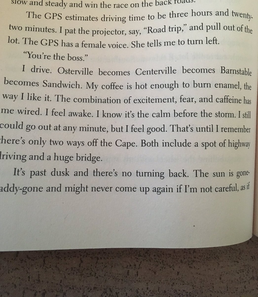 CarolineKepnes's tweet photo. "Centerville becomes Barnstable becomes Sandwich" #TheLittleSleep Thank you @paulGtremblay for homesick thrills. 🌟#lovedit https://t.co/iO26xhqOVn
