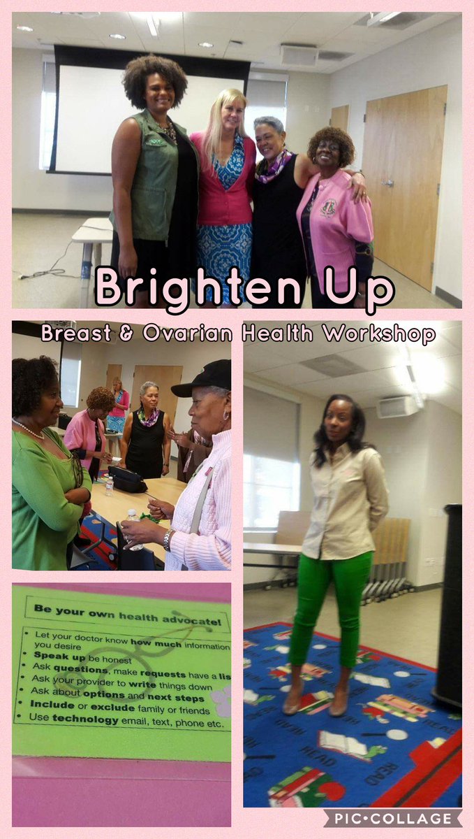SDOAKAs's tweet photo. SDO hosted an educational workshop on breast cancer & ovarian health on 10/21/17. #AKAsDo #HealthPromotion https://t.co/7EofQWGsxP