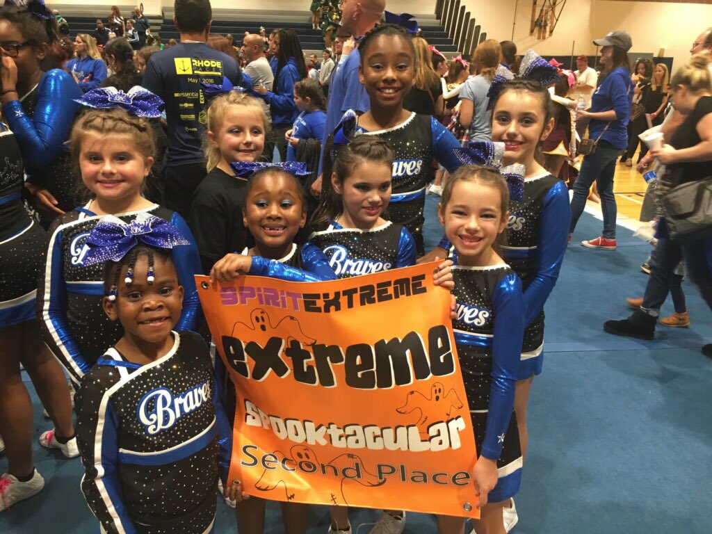 RoyalBraves's tweet photo. RBC Princesses took today at the Spirit Extreme Spooktacular and had soooo much fun! πππ€#bowdowntothecrown #DontMESSwiththisPrincess https://t.co/ui7HBpjx1U