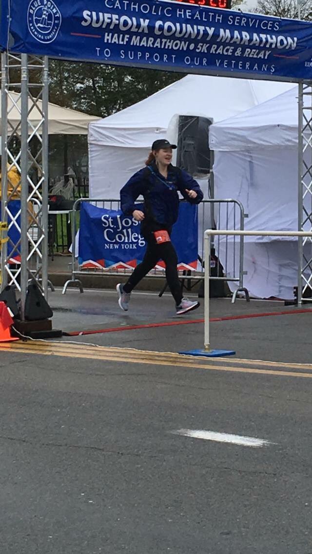 Ekelliherrr's tweet photo. So proud of Coll for running a full marathon, WHILE it was raining cats and dogs all day #BEASTMODE https://t.co/rVSnyl6RkZ