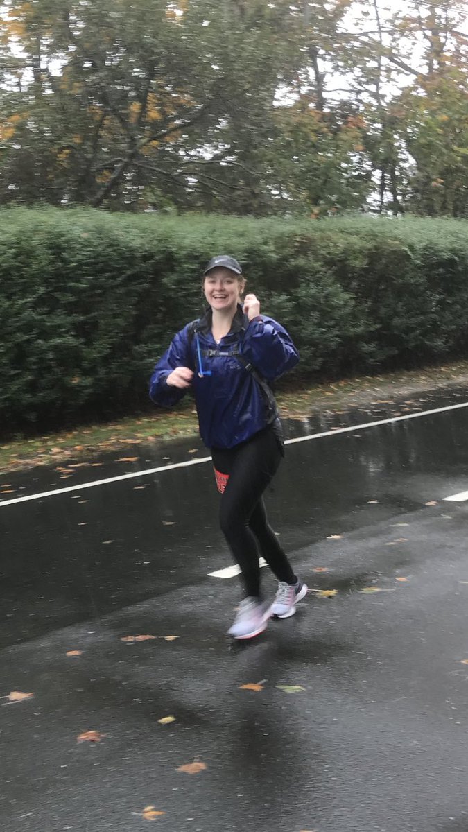 Ekelliherrr's tweet photo. So proud of Coll for running a full marathon, WHILE it was raining cats and dogs all day #BEASTMODE https://t.co/rVSnyl6RkZ