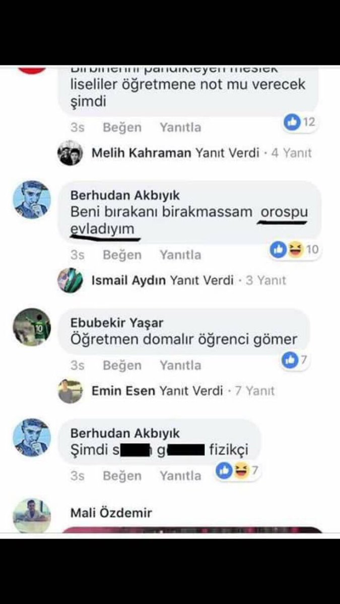 Öğretmenleri ne hale düşürdünüz !
Yazık ediyorsunuz memlekete !
Öğretmenlere not verecek öğrencilerin yorumları!
Eserinizle övünebilirsiniz