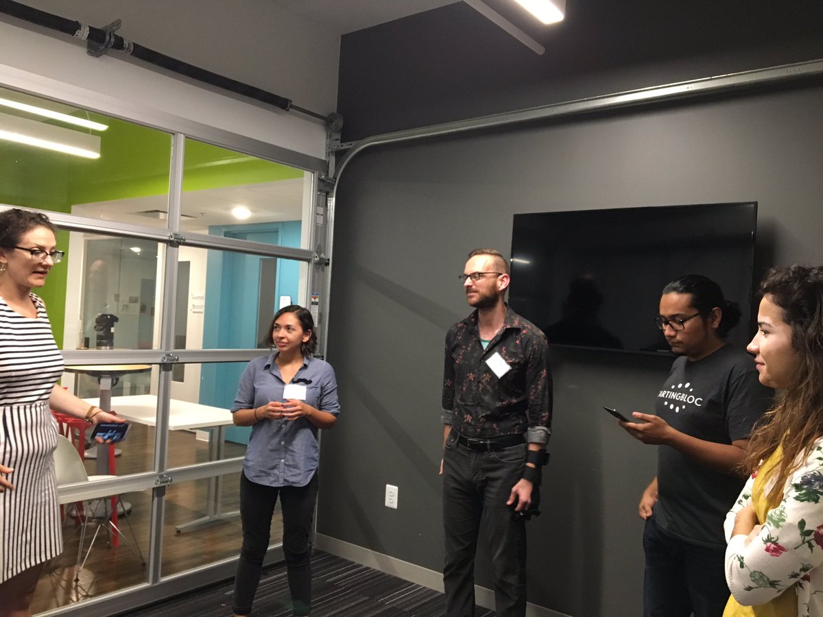 StartingBloc's tweet photo. "Thou shalt look stupid!" is a key rule at this dance party! #sbdc17 #unconference https://t.co/Ru66fTVCdJ