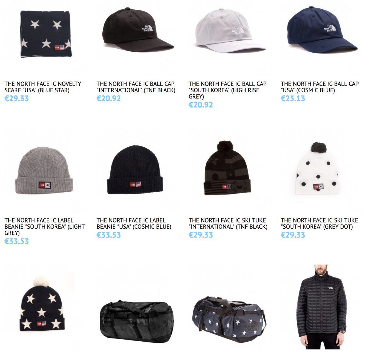 the north face international pack