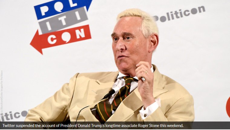 Twitter suspends account of Trump ally Roger Stone bit.ly/2gLPQBU?source… https://t.co/rEnOvuyZzx