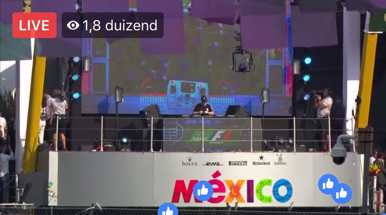robertsnel's tweet image. Genieten van onze helden in Mexico! facebook.com/HeinekenNL/vid… #verstappen  @Heineken #Hardwell  #trots #formule1