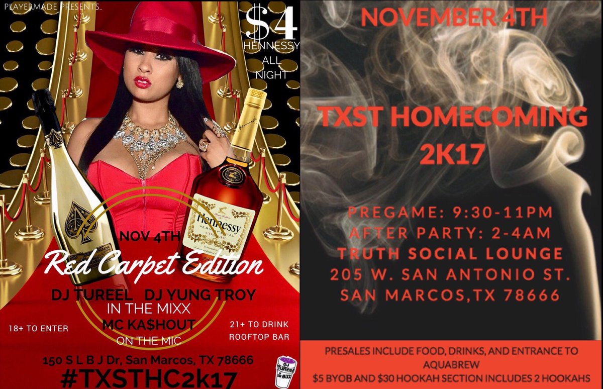 DjFatStillHOLDn's tweet photo. #RedCarpetEdition THIS SATURDAY for #TXSTHC2k17 https://t.co/KoofGe0FoL https://t.co/GR6Rlvbfp5