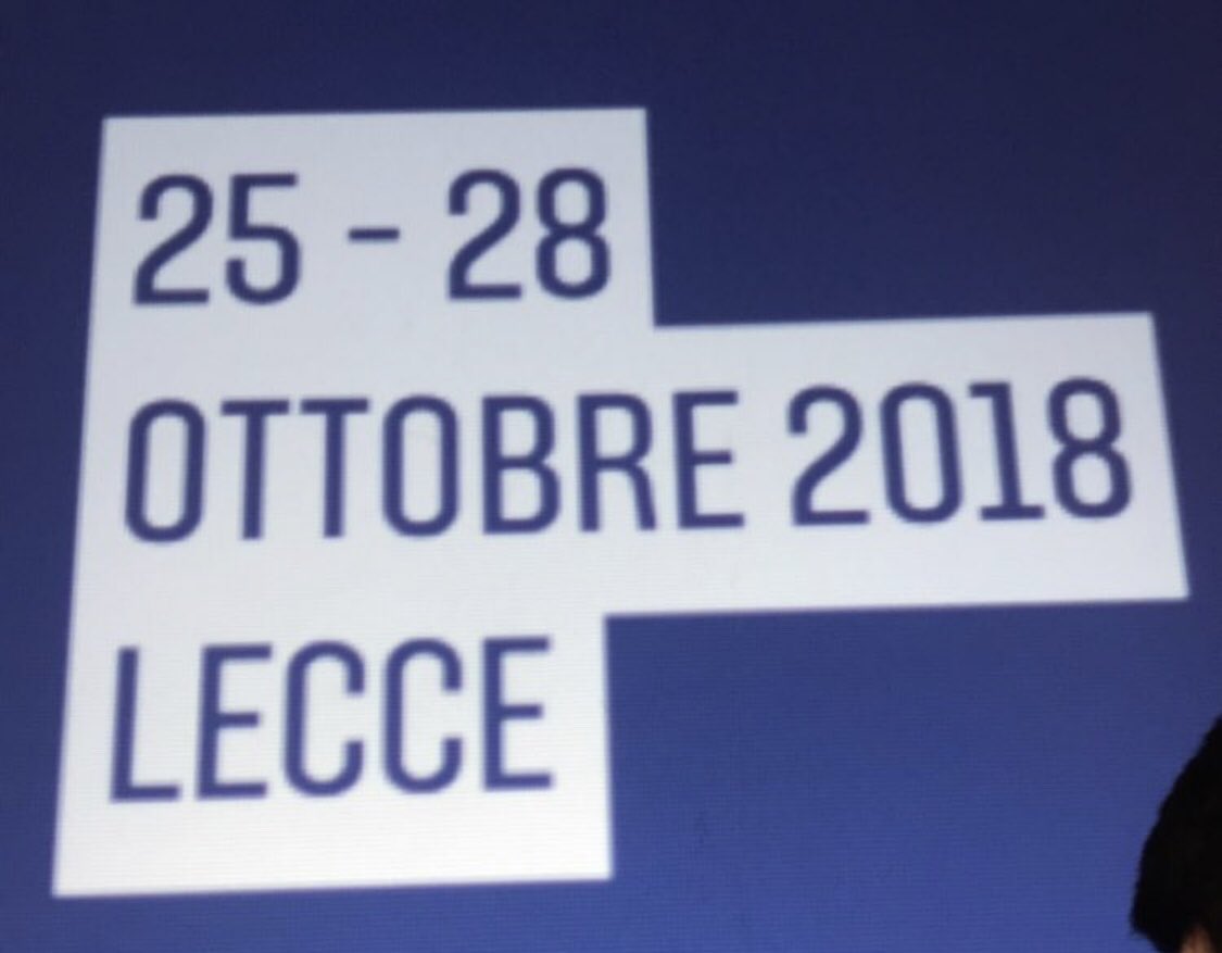 Grazie a tutti! Ci rivediamo il prossimo anno! Conversazioni #sulfuturo - edizione 2018, SAVE THE DATE!
