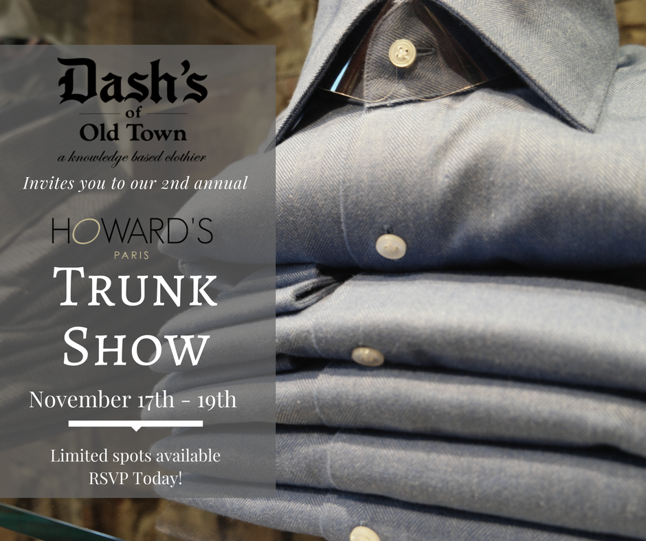 DashsofOldTown's tweet photo. Save the date for the custom event of the year! Space is limited. RSVP today by e-mailing christi@dashsofoldtown.com #mensfashion https://t.co/2LZXQORG61