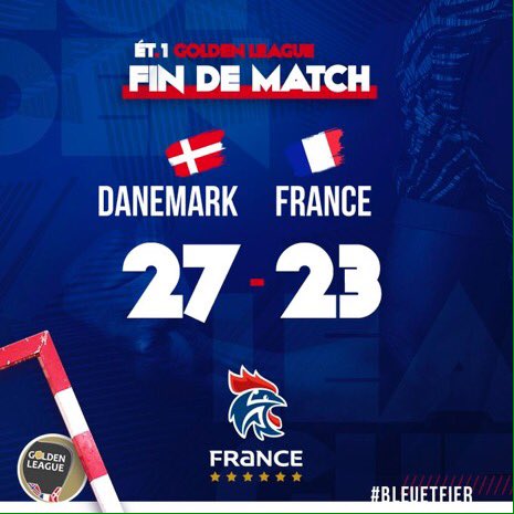 HandCo_'s tweet image. Nouvelle défaite des bleus auteurs d'un match assez moyen dans le remake de la dernière finale olympique !