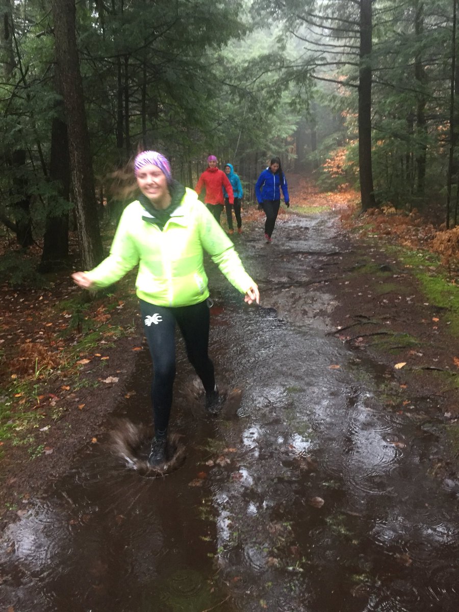 Muddy fall run, big smiles