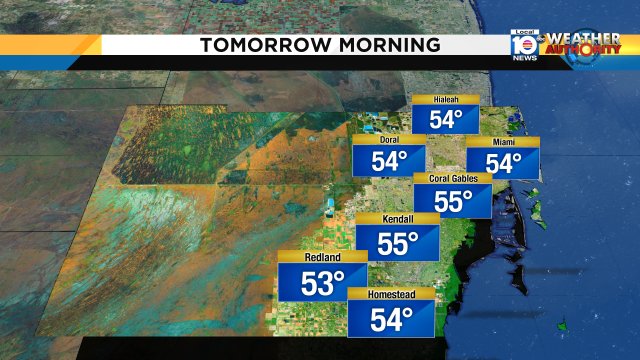 Do you feel that fresh chill moving in behind a cold front? Cool middle 50s expected out the door Monday morning! https://t.co/MgQf0h9yC6