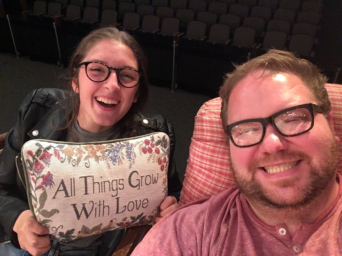 mrwagnersclass's tweet photo. Yesterday was a long day finishing the @GLHSNoisesOff set with our amazing cast &amp; crew, but it was made even better by visits from these two https://t.co/CkpM6cebtv