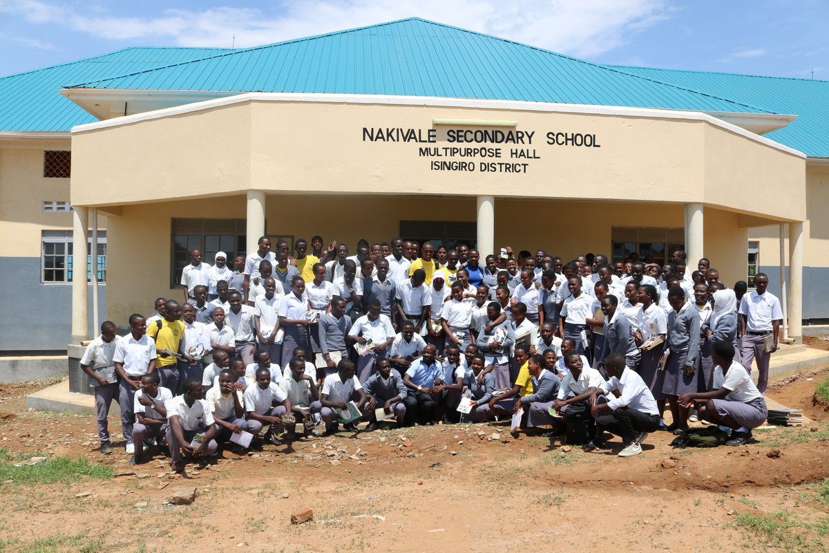 S4 students of Nakivale SS in Isingiro district. The school was build and is being managed by Windle International Uganda in partnership with UNHCR and OPM.