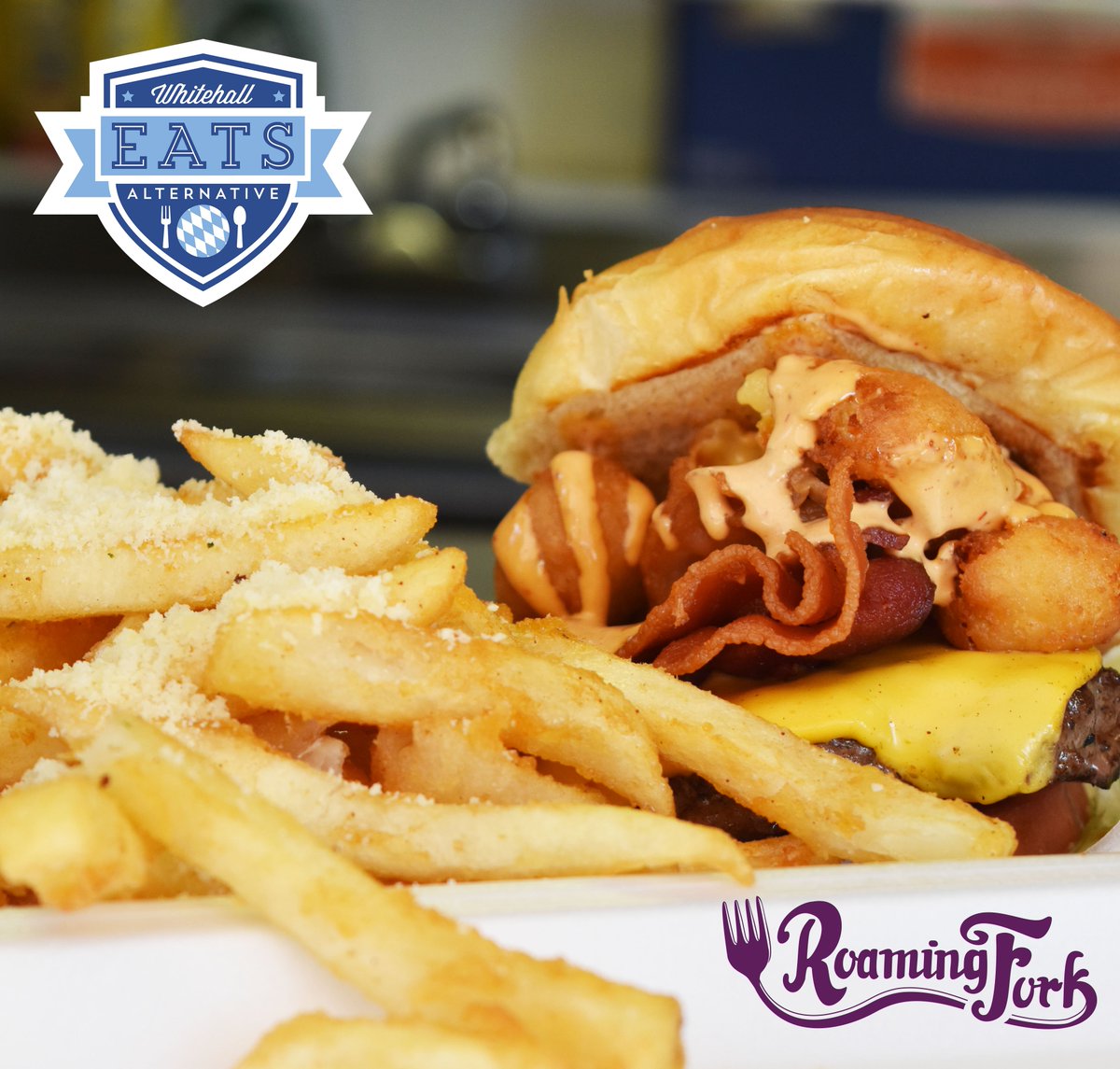 Wednesday at #WhitehallEats features a few of your faves! <a href="/gyrotwinstruck/">GyroTwinsTruck</a>, <a href="/LobsterDogs/">Lobster Dog Truck</a>, and <a href="/roamingforkNC/">Roaming Fork</a>! Get breakfast at @_TBFT Thurs!