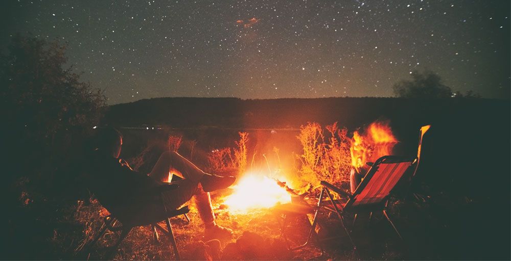 DelMarFans's tweet photo. When enjoying fires on cool fall nights, the fire pit area should be open, flat, and at least 10' away from the nearest structure. #falltip https://t.co/xb75fPHhcd