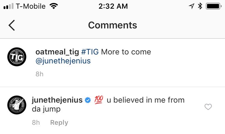 2CupMilly's tweet image. Is family right here! I’ll always believe in you bro @JuneTheJenius  🔥💯