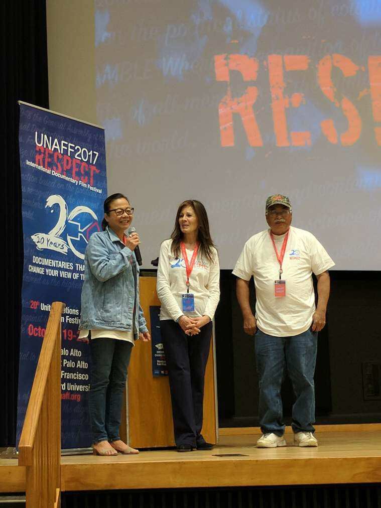 cliffsuperfan's tweet photo. Thank you to all who came out to the screening today @UNAFF! Last Q&amp;A with @dmquon &amp; Cliff! https://t.co/gEE2ng4dht
