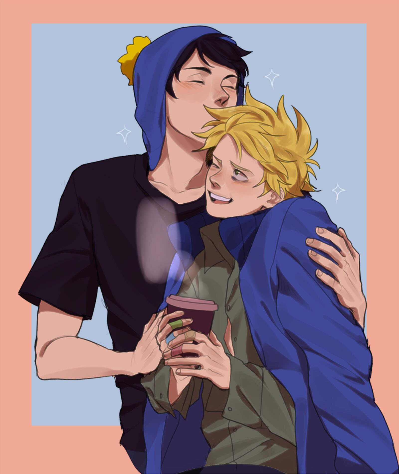 “Мои зайки #southpark #tweek #craig #creek” .