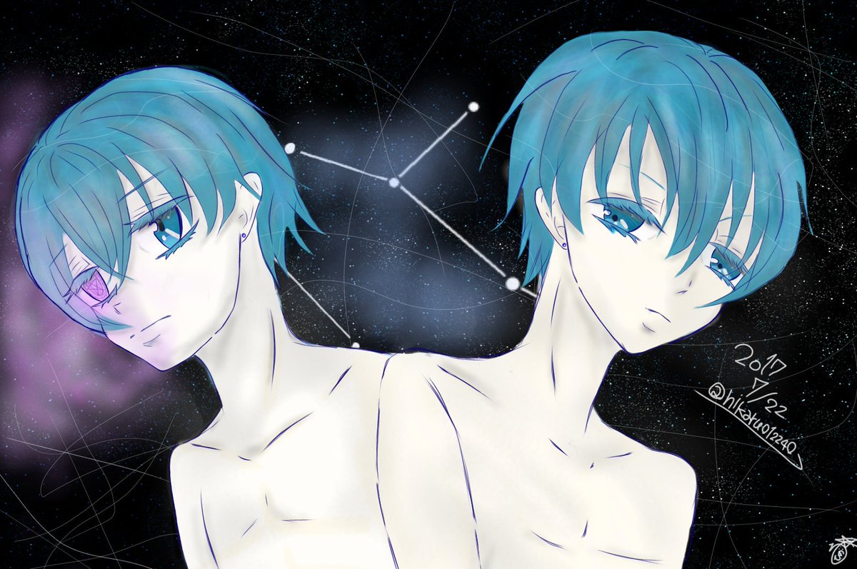 ひかる 双子説が確定された後に描いたシエルさんと坊ちゃんです 黒執事