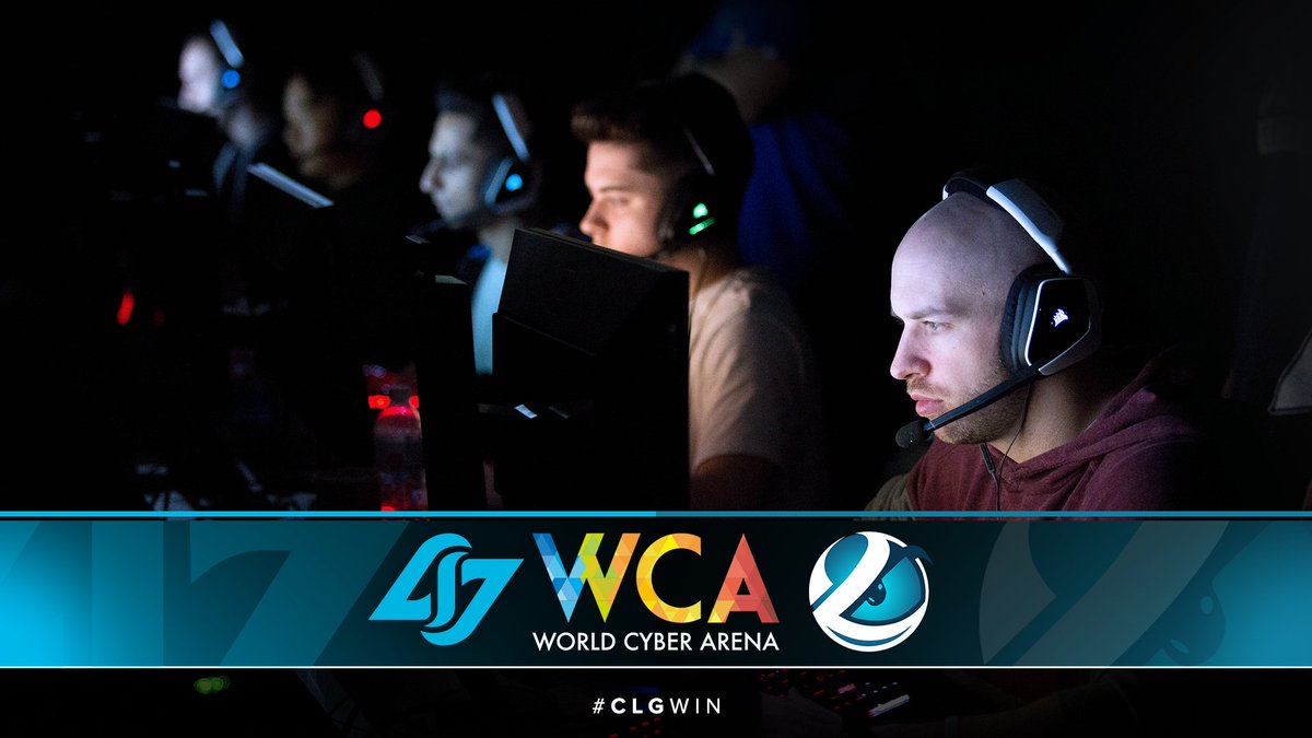 NRGLeague's tweet photo. We are live in the finals of the WCA 2017 NA Regional Finals against @Luminosity! https://t.co/W87JKGnWJB Send us your energy! #CLGWIN https://t.co/GGmkXsegtP