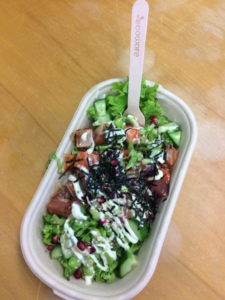 rudkinbinks's tweet photo. Loving the new kid on the Parnell block bowl and arrow! Yummy, healthy and sustainable @ecoware https://t.co/GPTmo4dIBg
