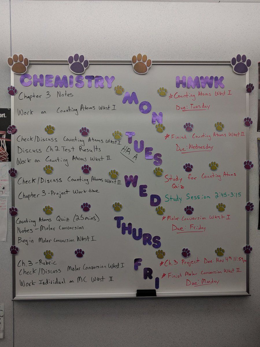 JacksonMrMiday's tweet photo. The agenda for the week! #Quiz #StudySession https://t.co/2Oad72MuXv