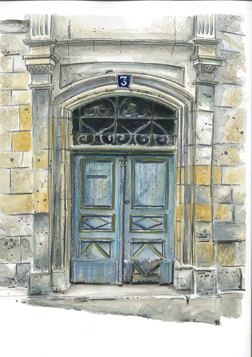 Doors and windows in rural France - Gourdon doorway #France #architecture @CastlesOfFrance