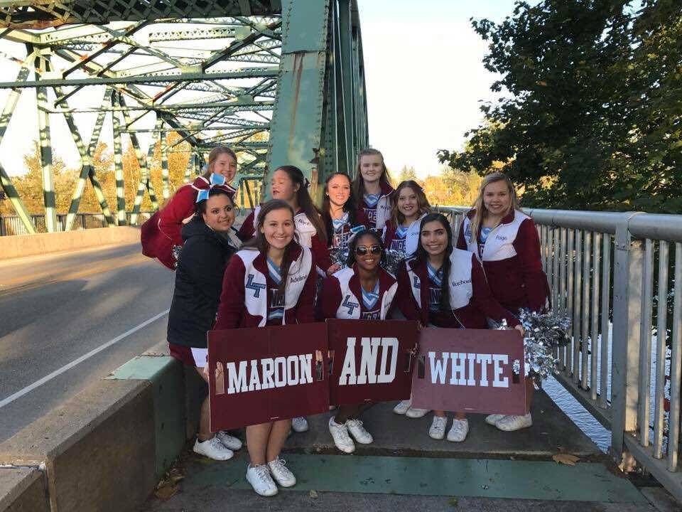 LoyalsockCheer's tweet photo. We had a great time cheering on our boys Friday night against Montoursville!!! Congratulations on your win!! #whosebridge #ourbridge ππ https://t.co/61n6ZpyU1C