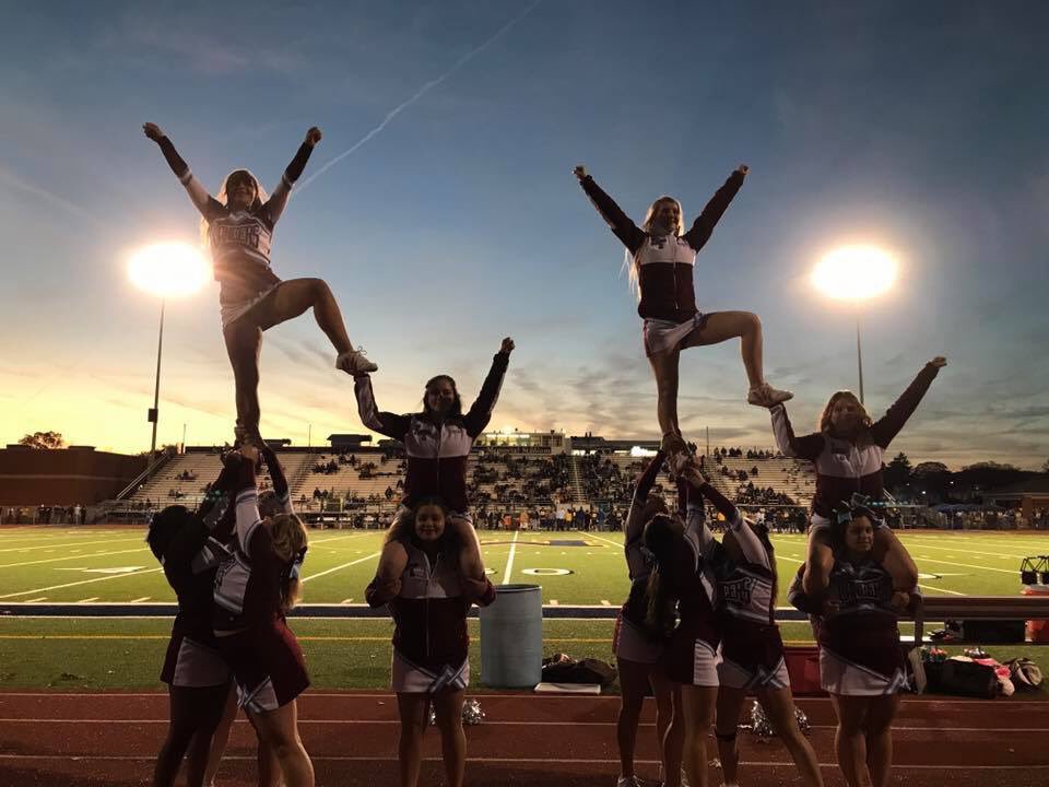 LoyalsockCheer's tweet photo. We had a great time cheering on our boys Friday night against Montoursville!!! Congratulations on your win!! #whosebridge #ourbridge ππ https://t.co/61n6ZpyU1C