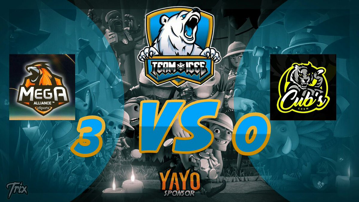 TeamIceeGG's tweet photo. Contundente Victoria de @MegaAllianceCR 3-0 Ante @CubsCrewGG 
Excelentes Batallas a Todos.
@Yayoroyale 
#IceeCup
#GoIcee
⛄❄👏 https://t.co/V4P7yxDAI9